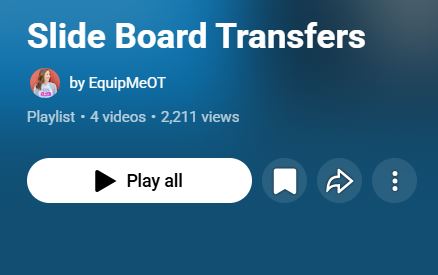 Slide Board Transfers